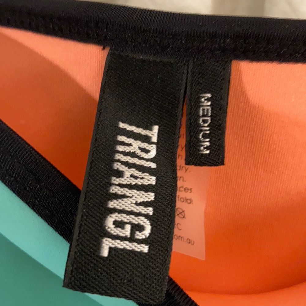 Triangl Neoprene Color Block Bikini Bottom - image 3